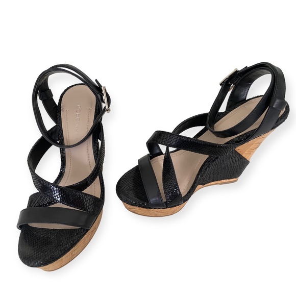 BCBGeneration Shoes - BCBGeneration Platform Wedge Sandals Size 6